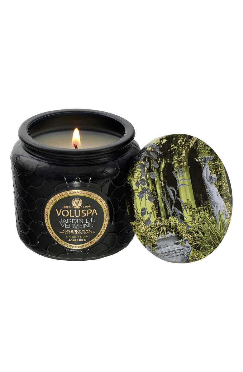 Voluspa Jardin de Verveine Petite Jar Candle, Alternate, color, Black Tones