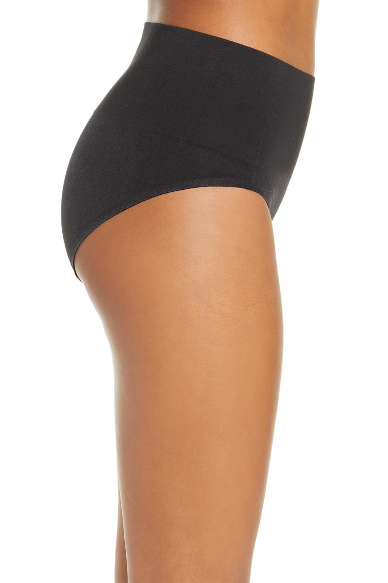 Smooth Series™ Shaping High Cut Briefs, Alternate, color, BLACK