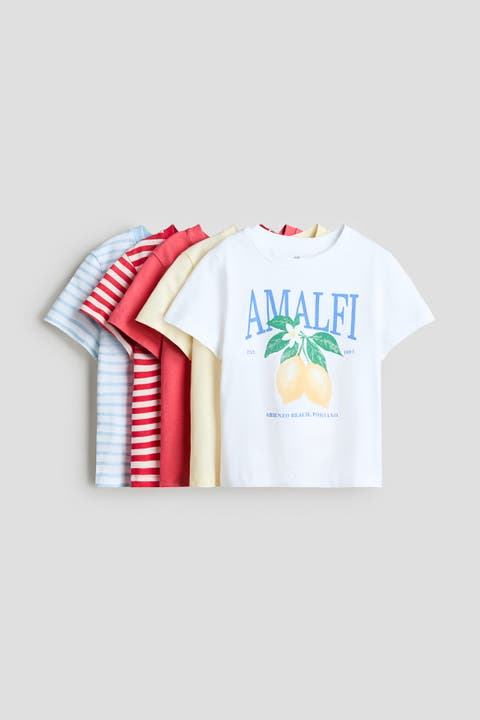 5-pack cotton t-shirts