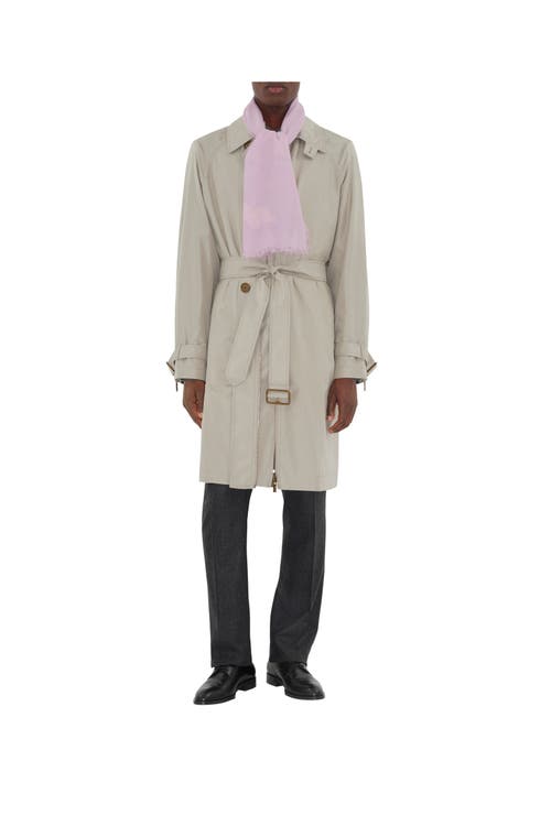 Burberry Wide Ekd Wool Scarf