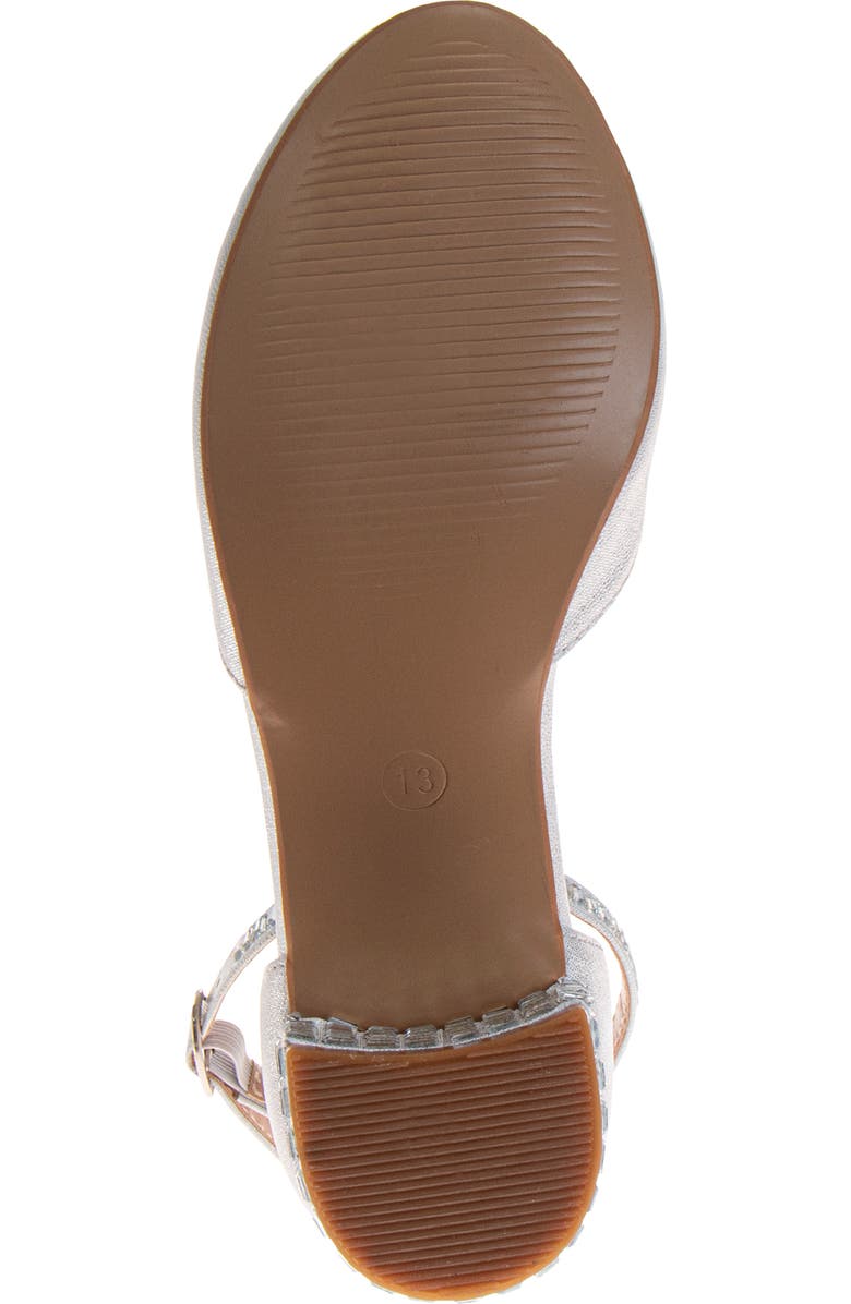 Badgley Mischka Collection Kids' Ankle Strap Pump, Alternate, color,