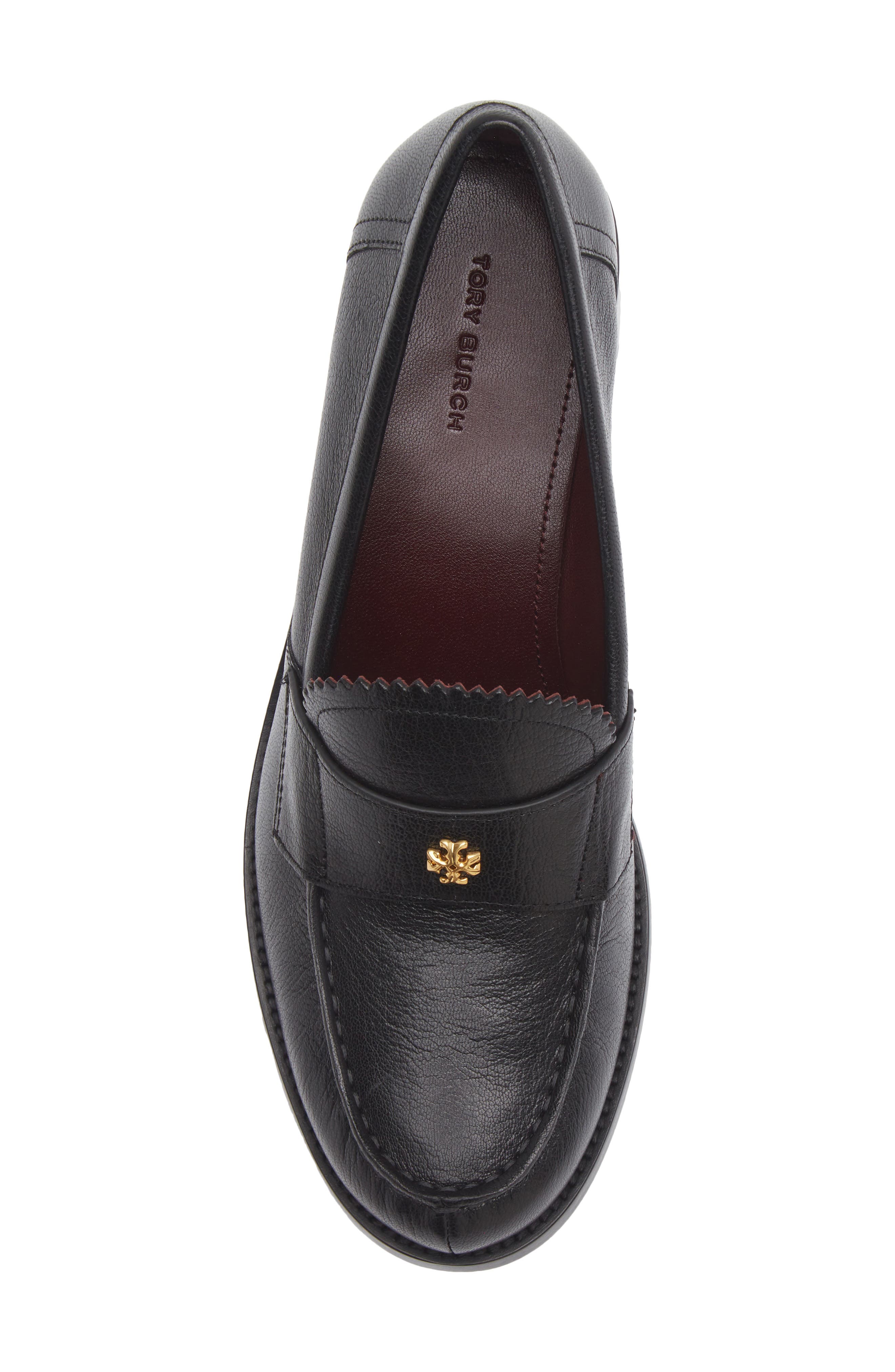 Tory Burch Double T Logo Loafer Pump, Alternate, color, 