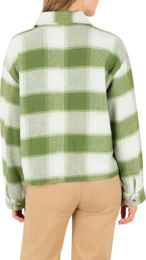 Roam Boxy Flannel Button-Up Shirt