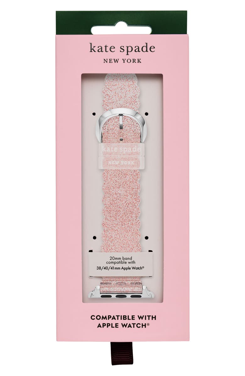 Kate Spade New York glitter 20mm Apple Watch<sup>®</sup> watchband, Alternate, color, 