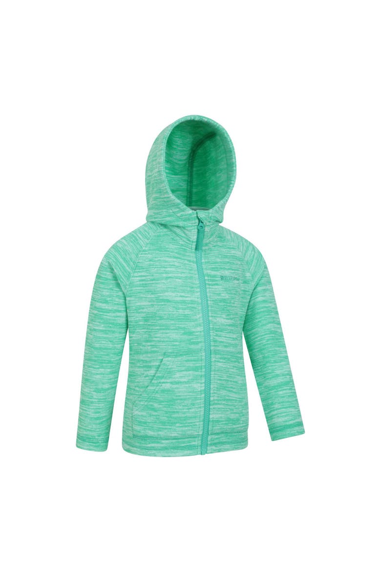 Childrens/Kids Snowdonia II Full Zip Hoodie, Alternate, color, Green