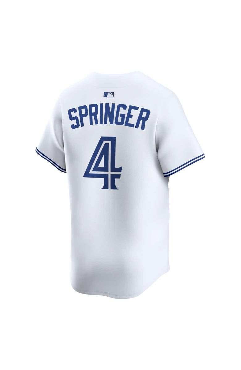 Nike Men's Nike George Springer White Toronto Blue Jays Home Limited Player Jersey, Alternate, color, 