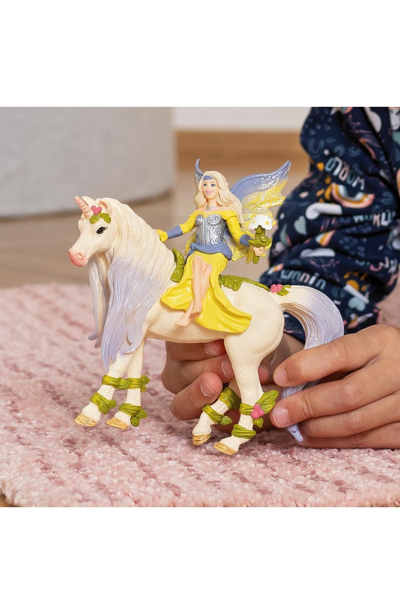 Schleich Bayala Fairy Sera With Blossom Unicorn 3 Piece Set, Alternate, color, Multicolored
