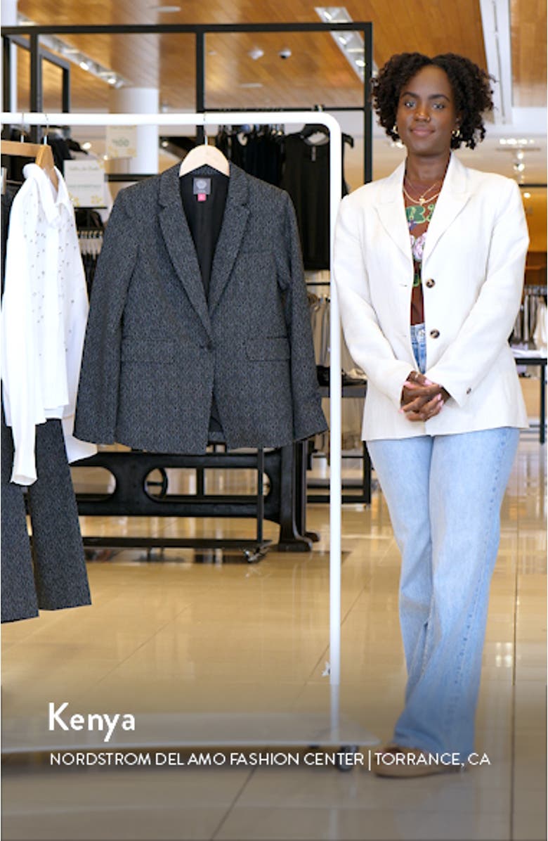 Herringbone Knit Blazer, sales video thumbnail