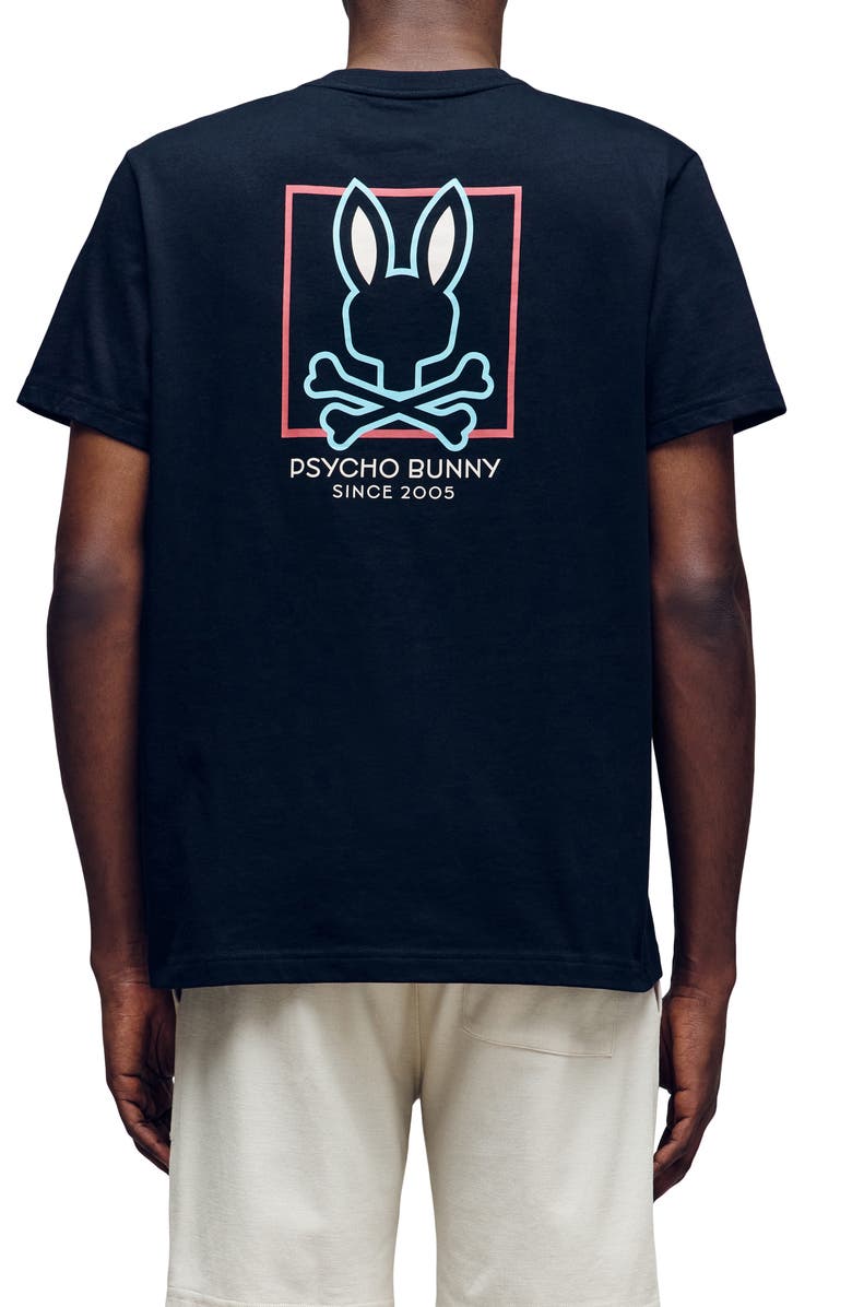 Psycho Bunny Jesse Pima Cotton Graphic T-Shirt, Alternate, color, 