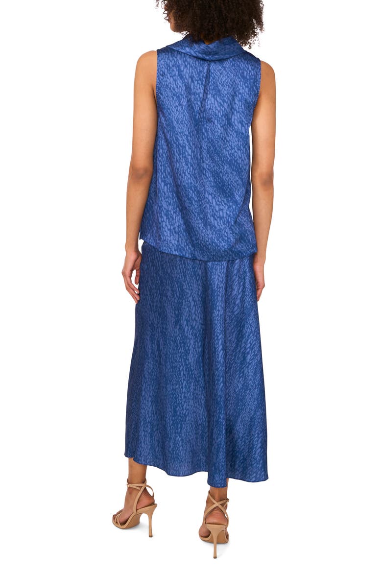 Cowl Neck Sleeveless Top, Alternate, color, BLUEBERRY