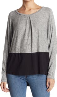 GO COUTURE Contrast Hem Top