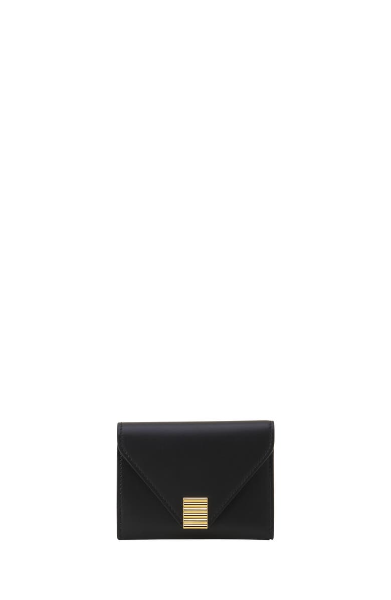 Lanvin Concerto Arpège Leather Wallet, Main, color, Black