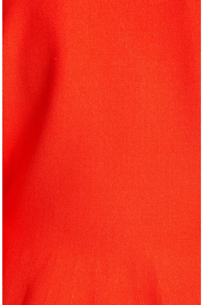 Sculptural Milano Cardigan, Alternate, color, GERANIUM