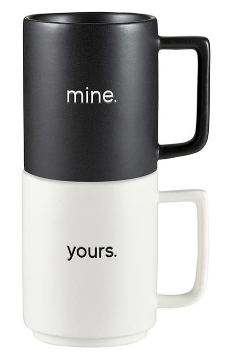 Yours & Mine Set of 2 Matte Mugs