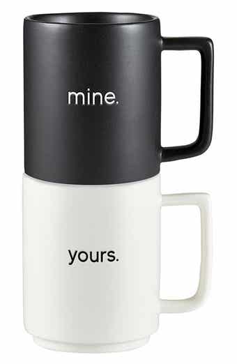 Yours & Mine Set of 2 Matte Mugs