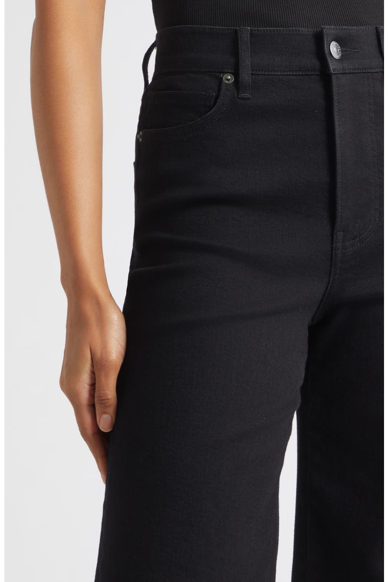 Taylor High Waist Wide Leg Jeans, Alternate, color, ONYX