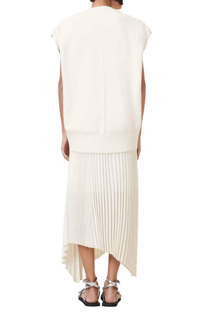 AllSaints Leia Harley 2-in-1 Longline Sweater Vest & Asymmetric Slipdress Set, Alternate, color,