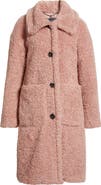 BCBG Long Teddy Coat