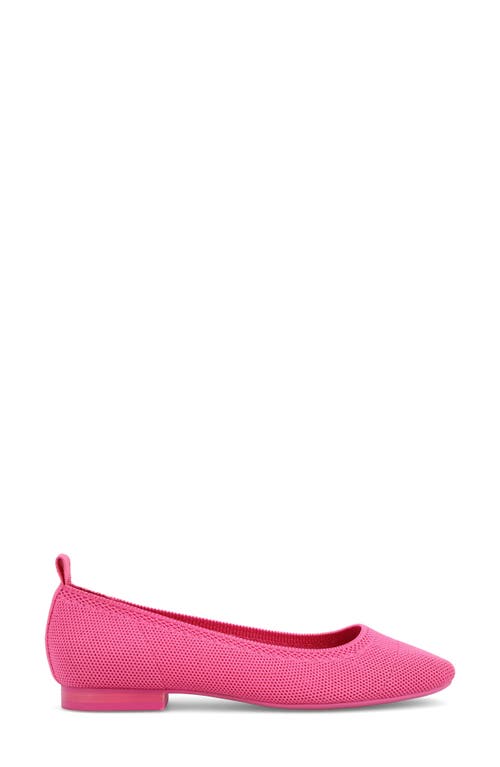 Mia Raisa Stretch Knit Flat In Hot Pink