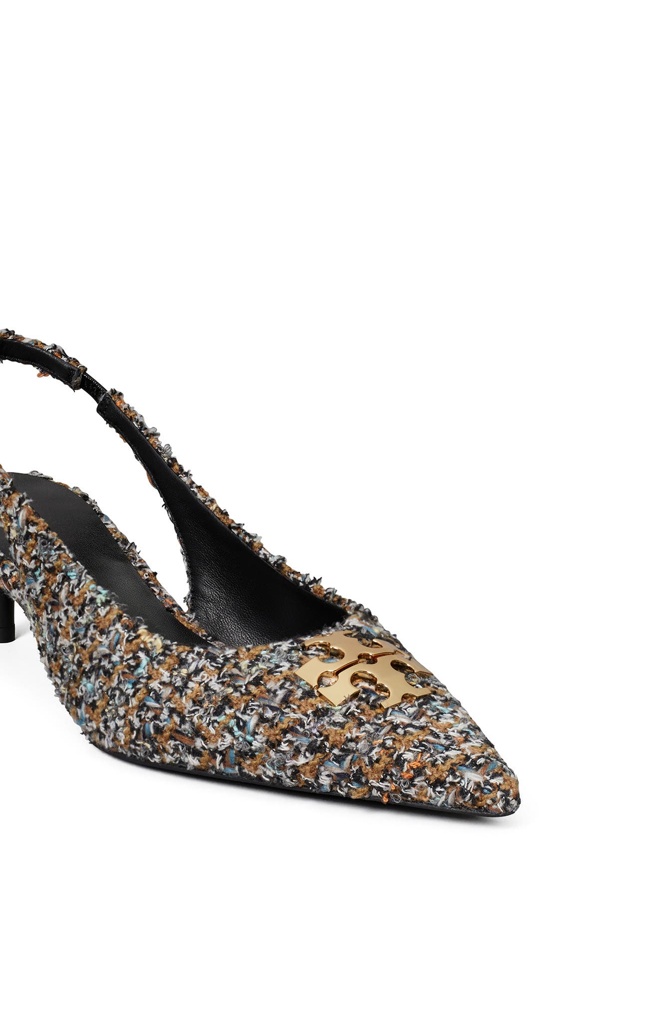 Charlie Slingback Pump, Alternate, color, BROWN MULTI
