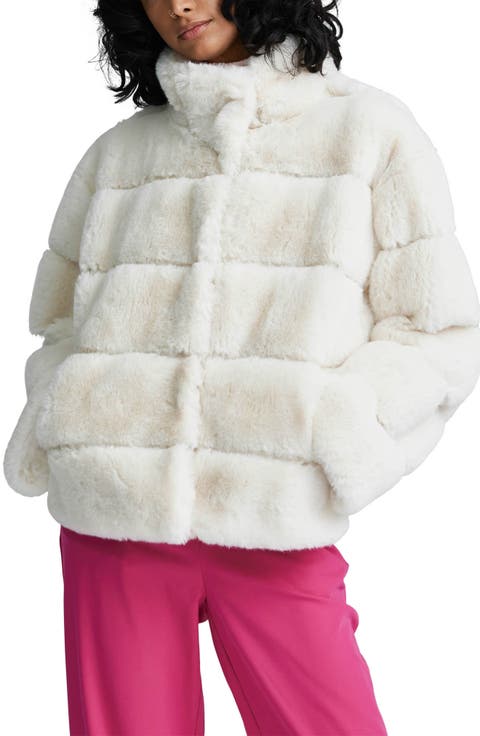 Boxy Faux Fur Jacket