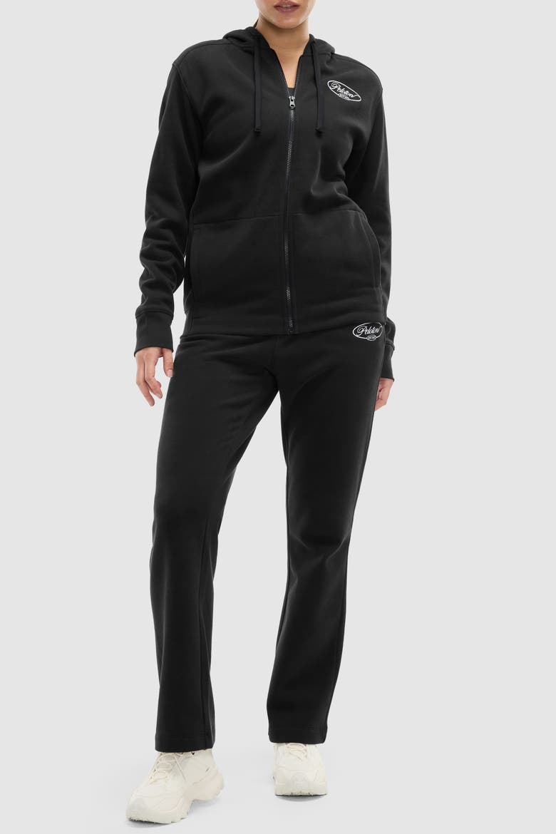 Soft Fleece Straight Leg Pant, Alternate, color, Black