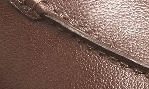 Allen Edmonds Bowen Genuine Shearling Lined Mule Slipper In Brown