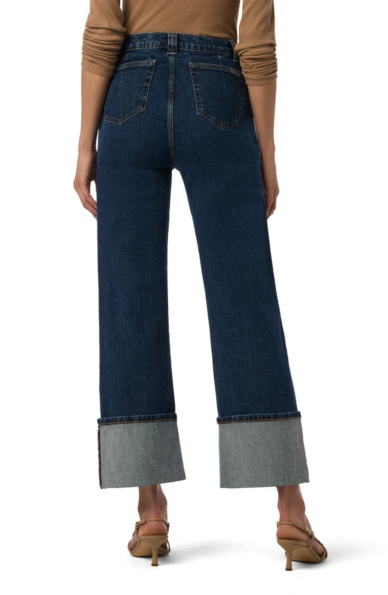Joe's Cuffed Patch Pocket High Waist Straight Leg Jeans, Alternate, color, Valentina