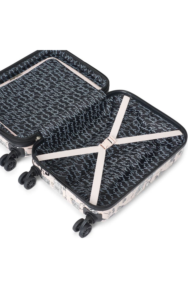 KARL LAGERFELD Karl In Paris 21" Upright Carry On Suitcase, Alternate, color,