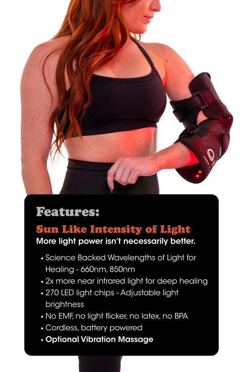 fringe Red Light Multi Joint Wrap, Alternate, color,