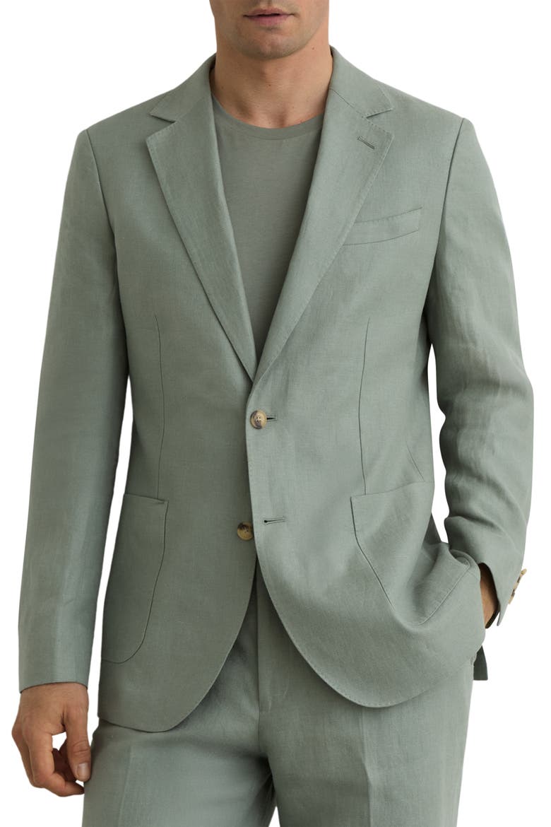 Atlantic Linen Sportcoat, Main, color, SAGE