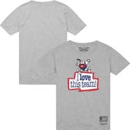 Mitchell & Ness Men's Mitchell & Ness  Heather Gray Denver Nuggets I Love This Team T-Shirt