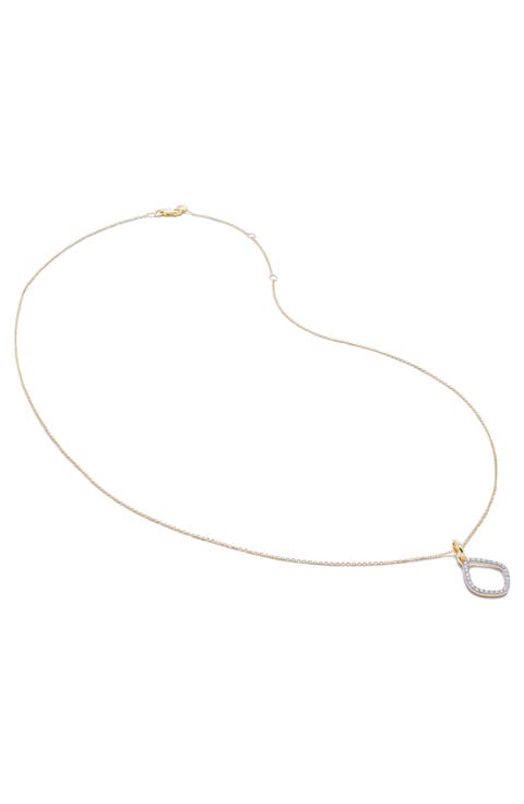 Riva 14K Gold Lab Grown Diamond Pendant Necklace