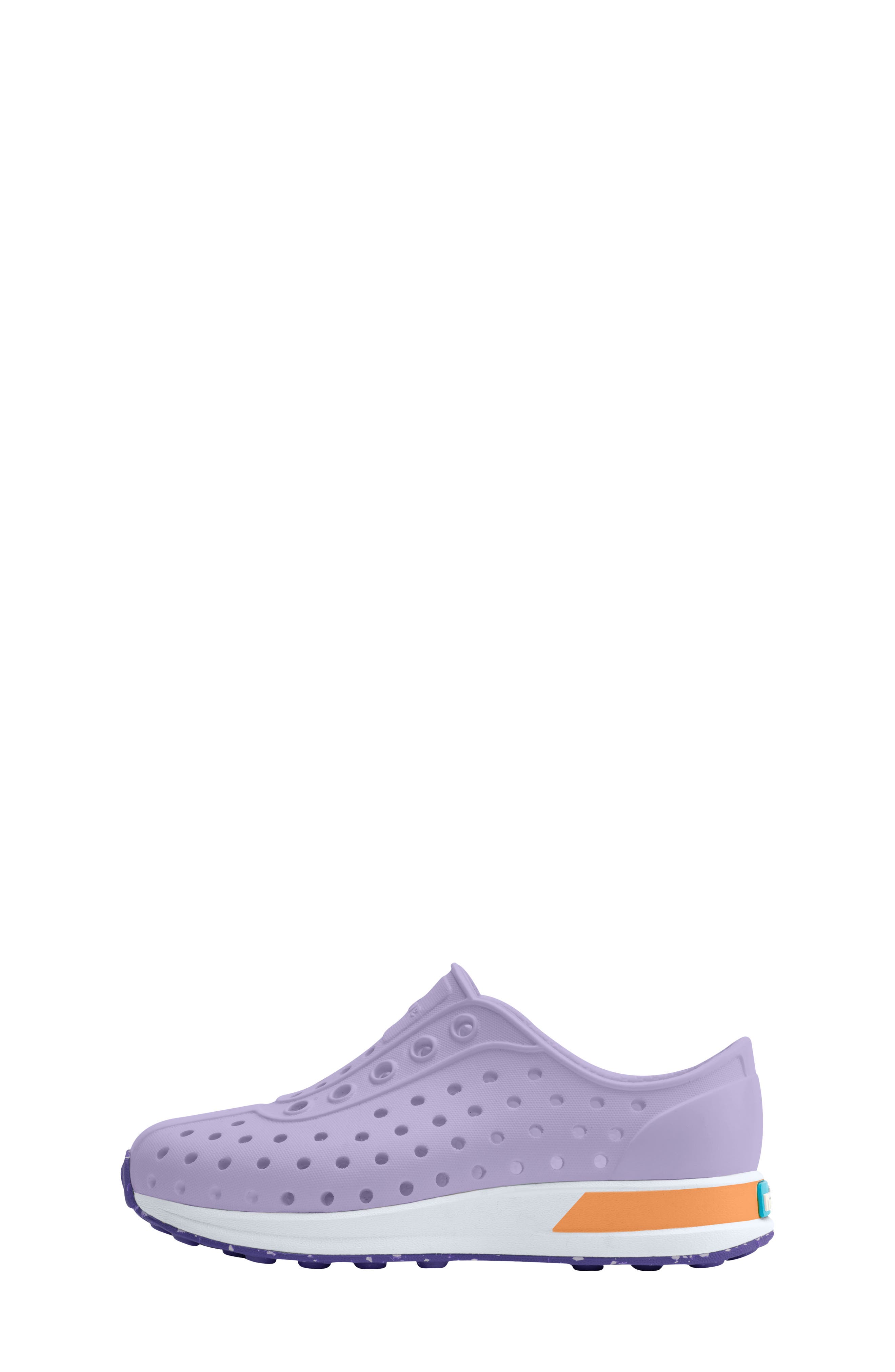 Kids' Robbie Sugarlite Slip-On Sneaker (Nordstrom Exclusive), Alternate, color, TARO PURPLE/ WHITE/ ORANGE