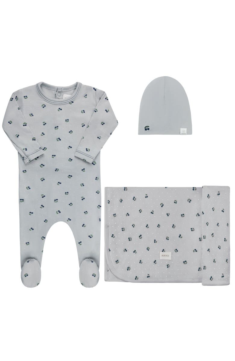 Ely's & Co. Aurora Classics Modal Cherry Print Collection - Take Me Home Set, Main, color, Blue