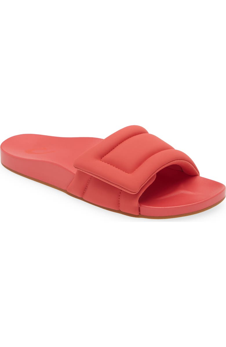 OluKai Sunbeam Slide Sandal, Main, color, Lehua Flower / Lehua Flower