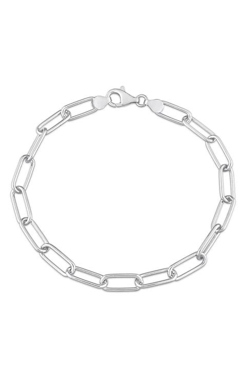 Men's Paper Clip Chain Bracelet