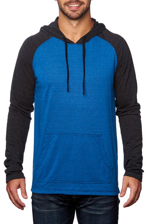 Colorblock Raglan Sleeve Hoodie