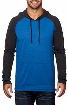 Colorblock Raglan Sleeve Hoodie