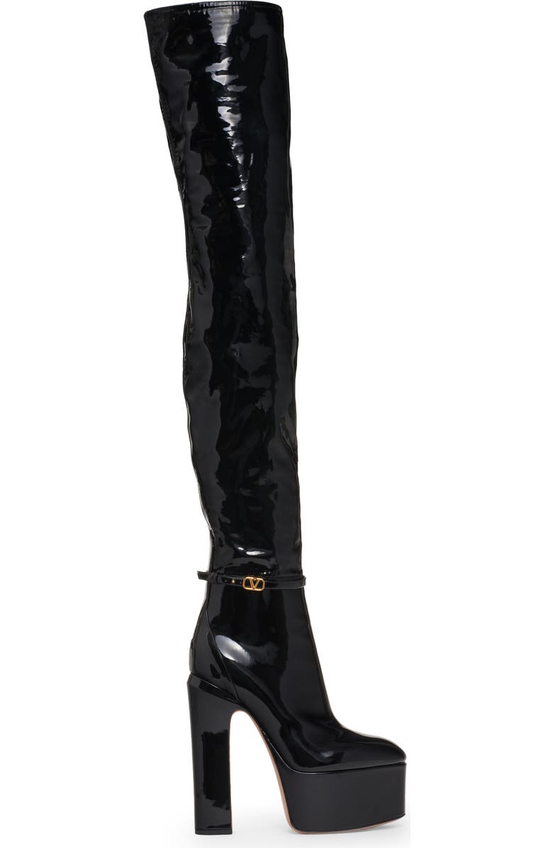Valentino Garavani Thigh High Platform Boot, Alternate, color,