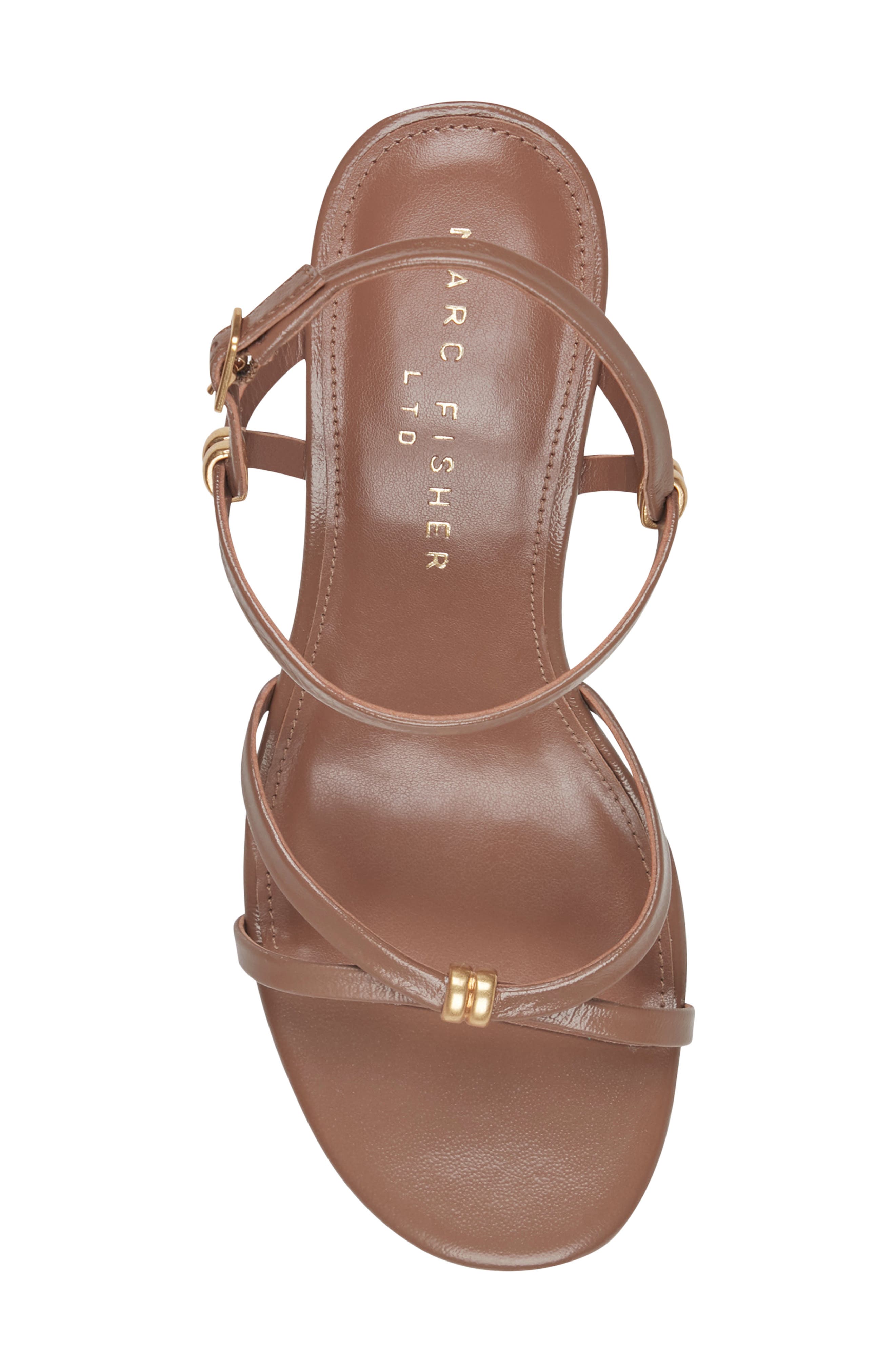 Marc Fisher LTD Faithy Slingback Wedge Sandal, Alternate, color, Dark Brown