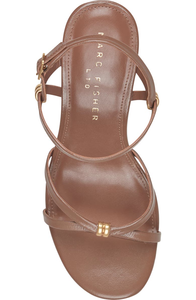 Marc Fisher LTD Faithy Slingback Wedge Sandal, Alternate, color, Dark Brown