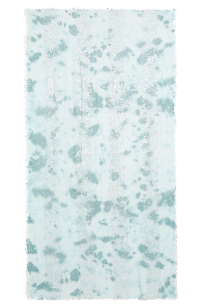 Tasha Print Scarf, Alternate, color, Blue