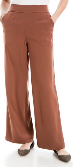 Twill Easy Wide Leg Trouser