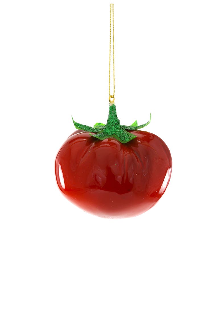 Heirloom Tomato Ornament, Main, color, RED