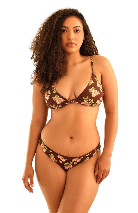 Zen Triangle Knotted Bikini Top