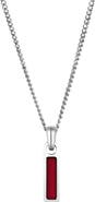 Vincero Men's Birthstone Tag Pendant Necklace