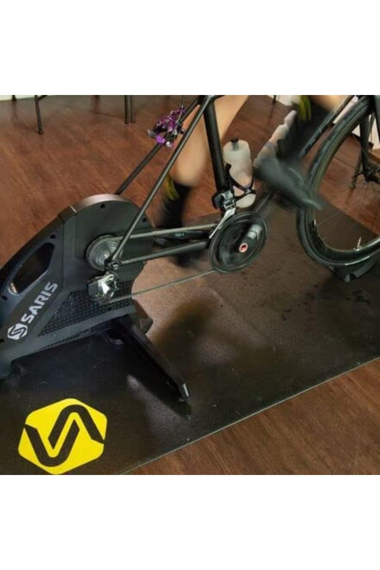 Non-Slip Trainer Accessory Mat for Floor Protection, Alternate, color, Black