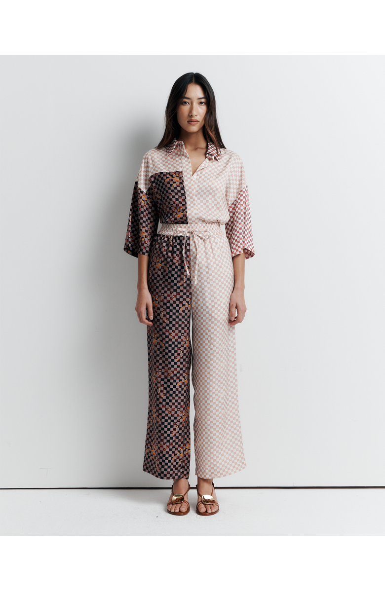 Romy June Pant collaboration with Phoebe Willis, Alternate, color, Checkmate