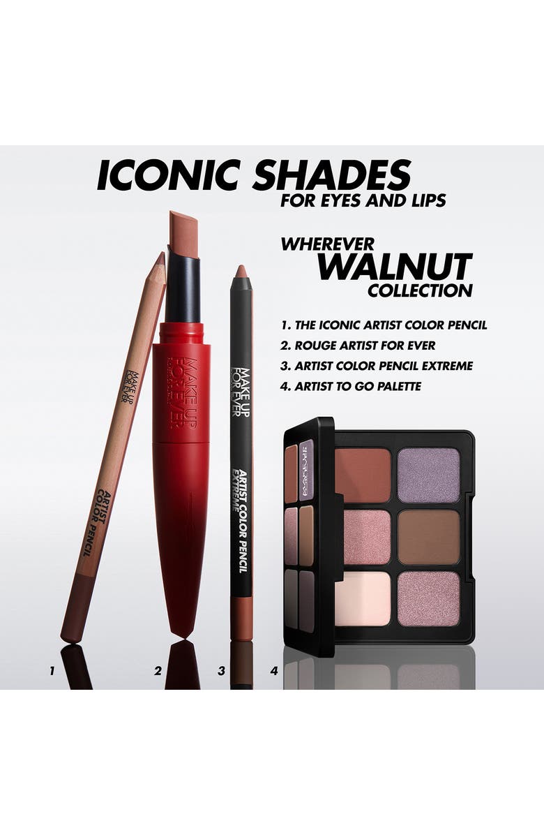 Make Up For Ever Artist To Go Mini Eyeshadow Palette, Alternate, color, 606 - Wherever Walnut